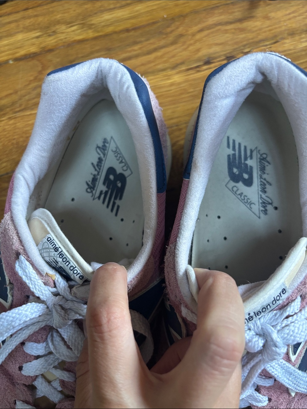 New Balance x Aime Leon Dore Pink Men’s Sneakers - Picture 3 of 7